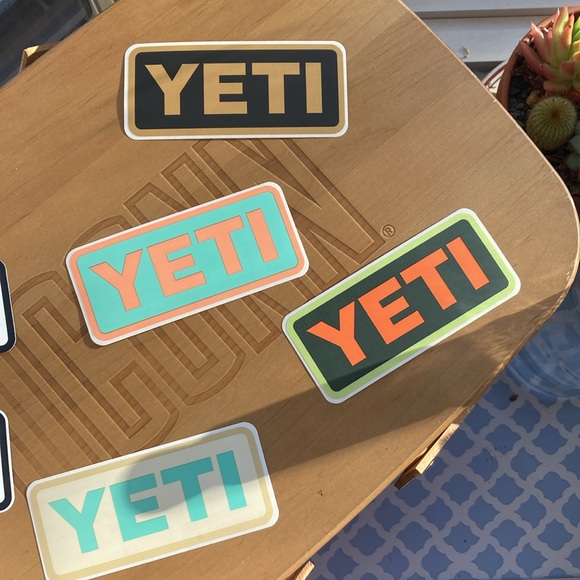 Yeti Stickers for Tumblers (6) - Picture 2 of 4